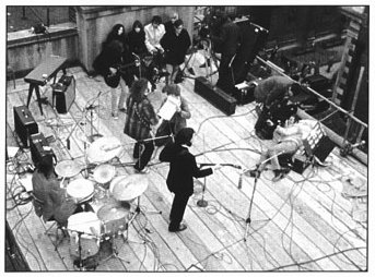 The band on Apple's rooftop